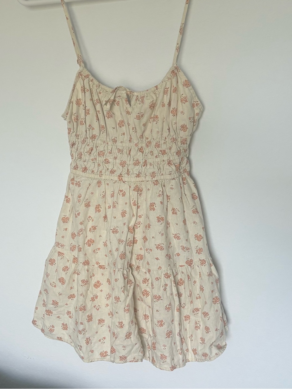 Cotton on ditsy floral mini cami linen dress yellow